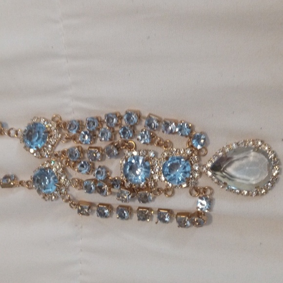 Crystal necklace 12 in - Picture 2 of 6